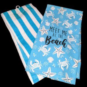 Meet me at the Beach Kitchen Towel Set - 5/$20